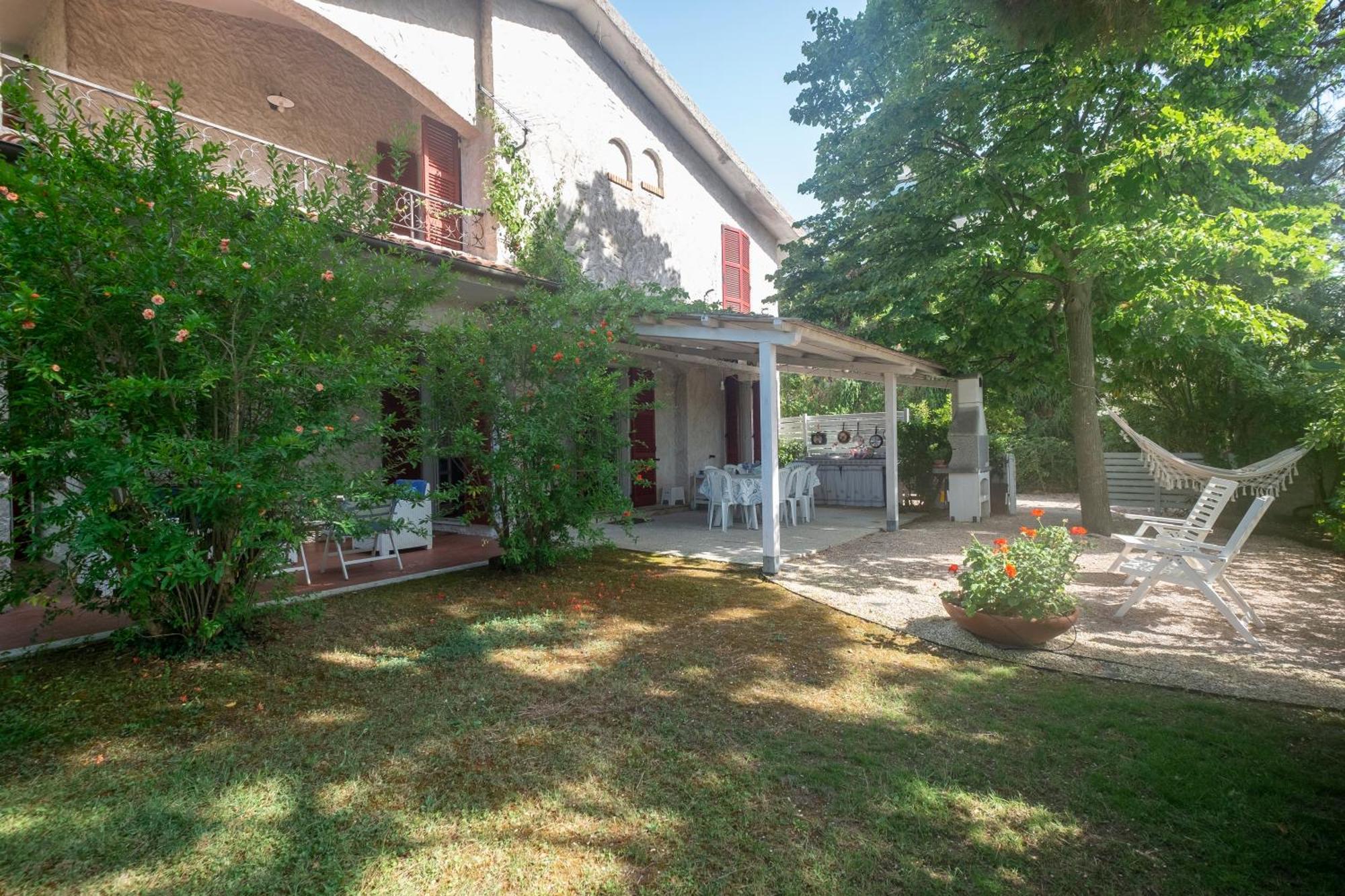 142 - Villa Blu A Marcelli - Villa Quadrilocale A Marcelli Con Ampio Giardino , Aria Condizionata E Wifi - Spiaggia Inclusa Nel Prezzo Buitenkant foto